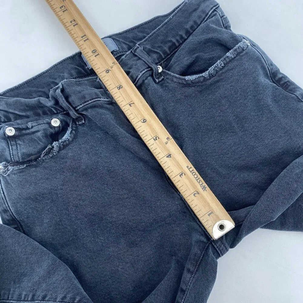 AGOLDE TONI MID RISE STRAIGHT JEANS DISTRESSED A133D-3002 FERAL SIZE 26